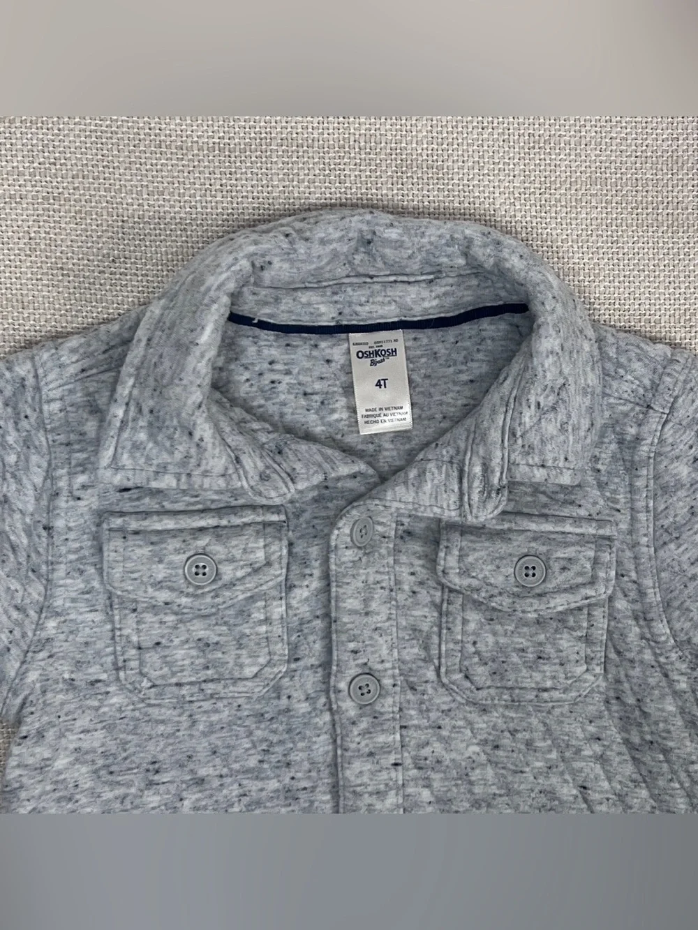 OshKosh Boys Quilted Button Up Size 4T